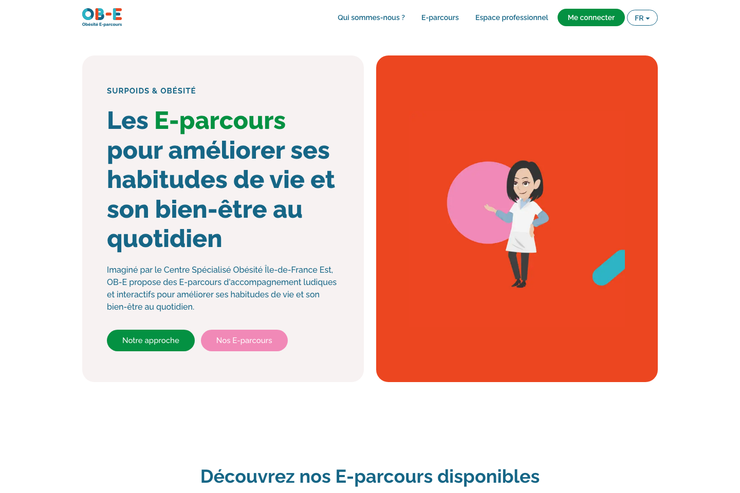Preview of the OB-E website and platform built by Ducal
